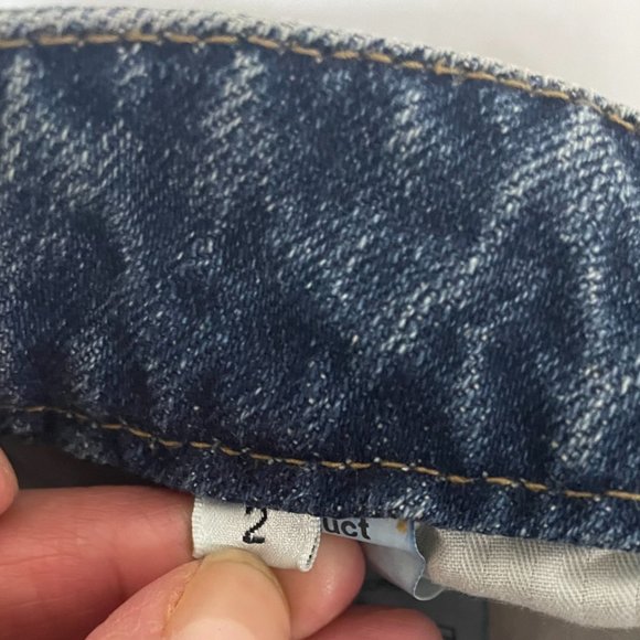 TheOpen Product Women Mid-Waist Distress Bootcut Jeans Size 2 - Picture 11 of 16